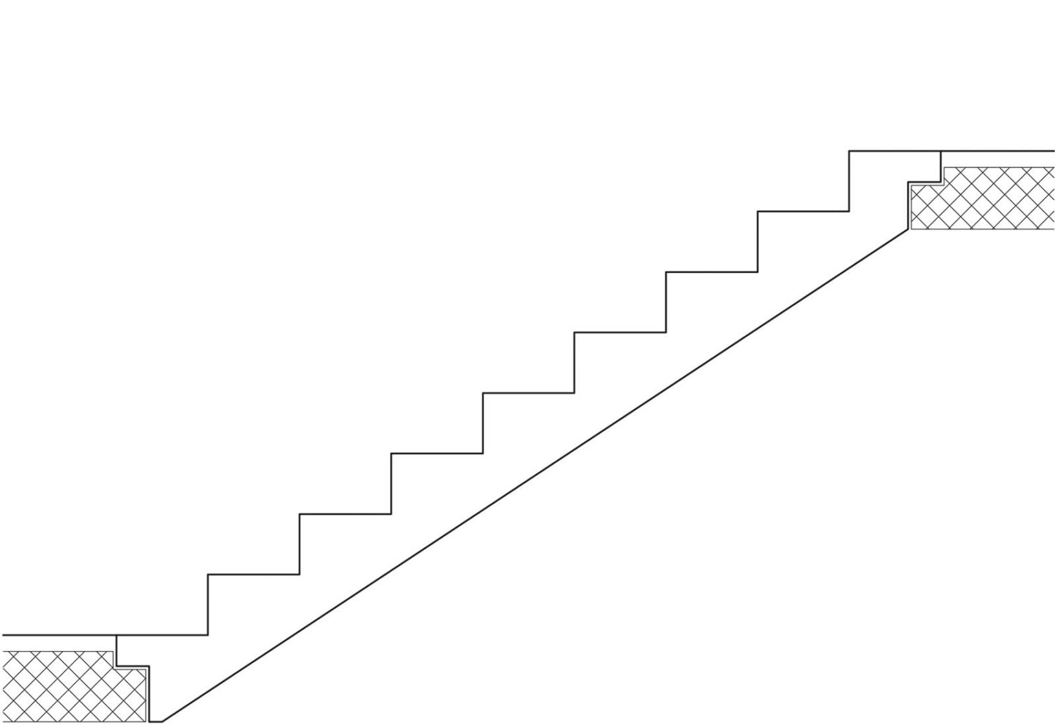 Gerade Treppe