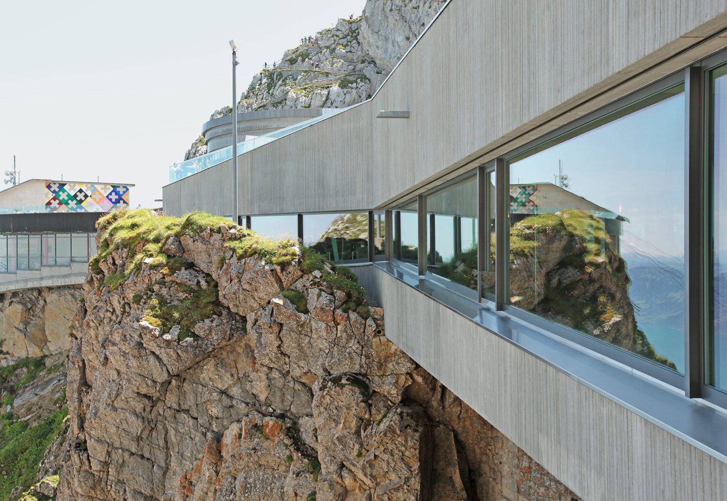 ELEF® Fassadenelemente Panoramagalerie Pilatus Bahnen, Pilatus Kulm