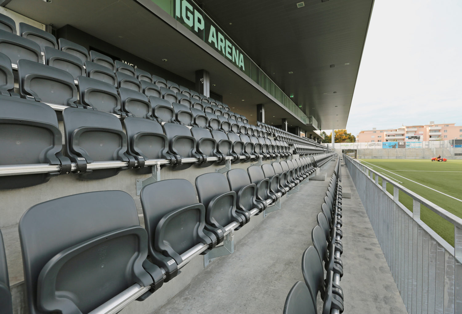 Vorfabrizierte Betonelemente Stadion IGP Sportpark Berholz, Wil SG