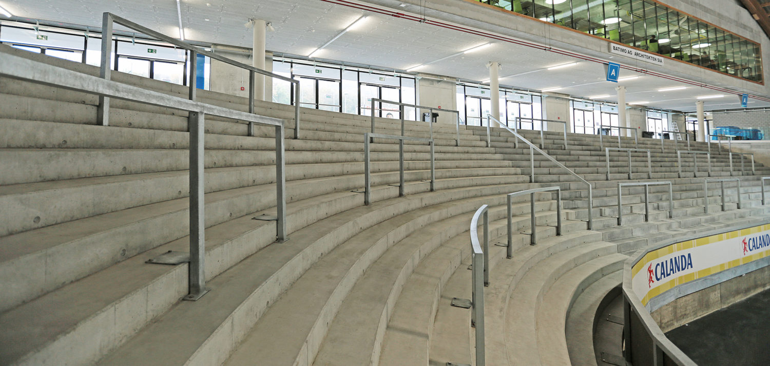 Tribünenelemente Hockey-Stadion Kleinholz, Olten SO