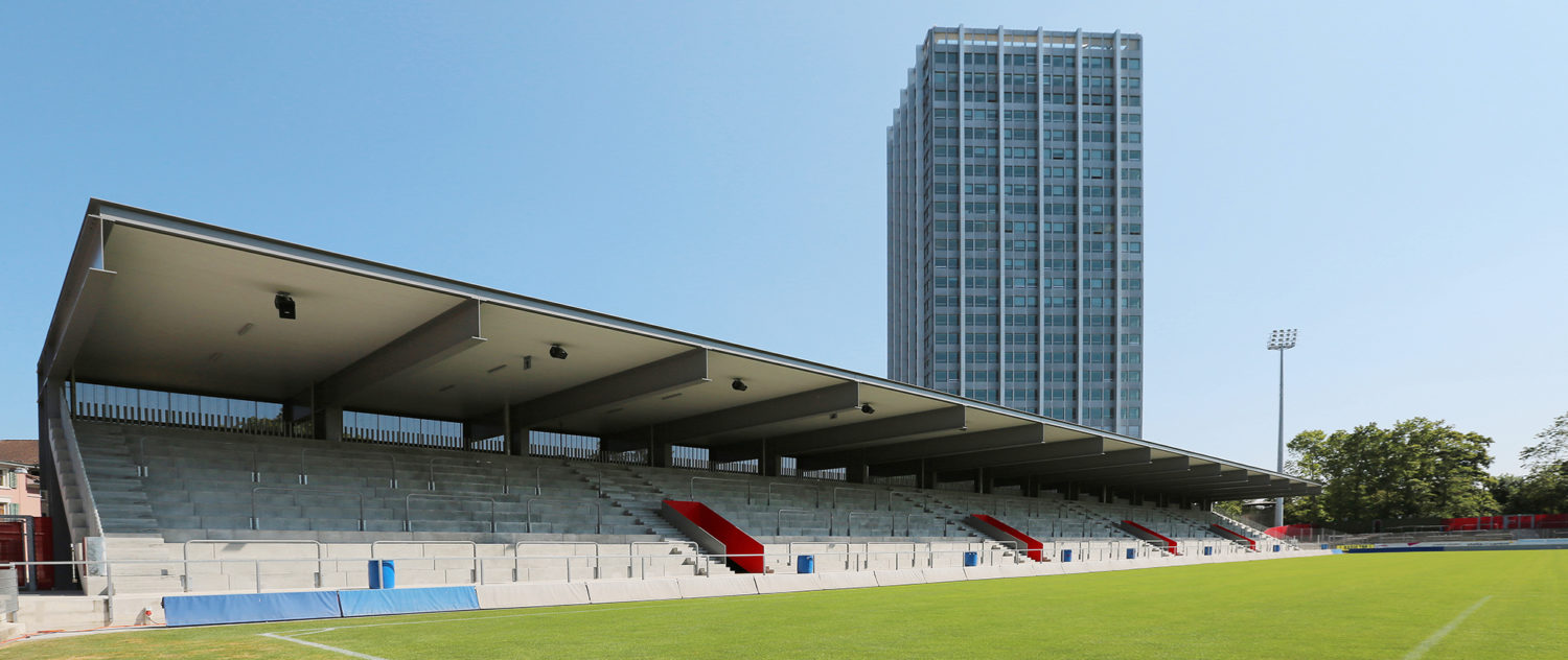 Vorfabrizierte Betonelemente Stadion Schützenwiese, Winterthur ZH