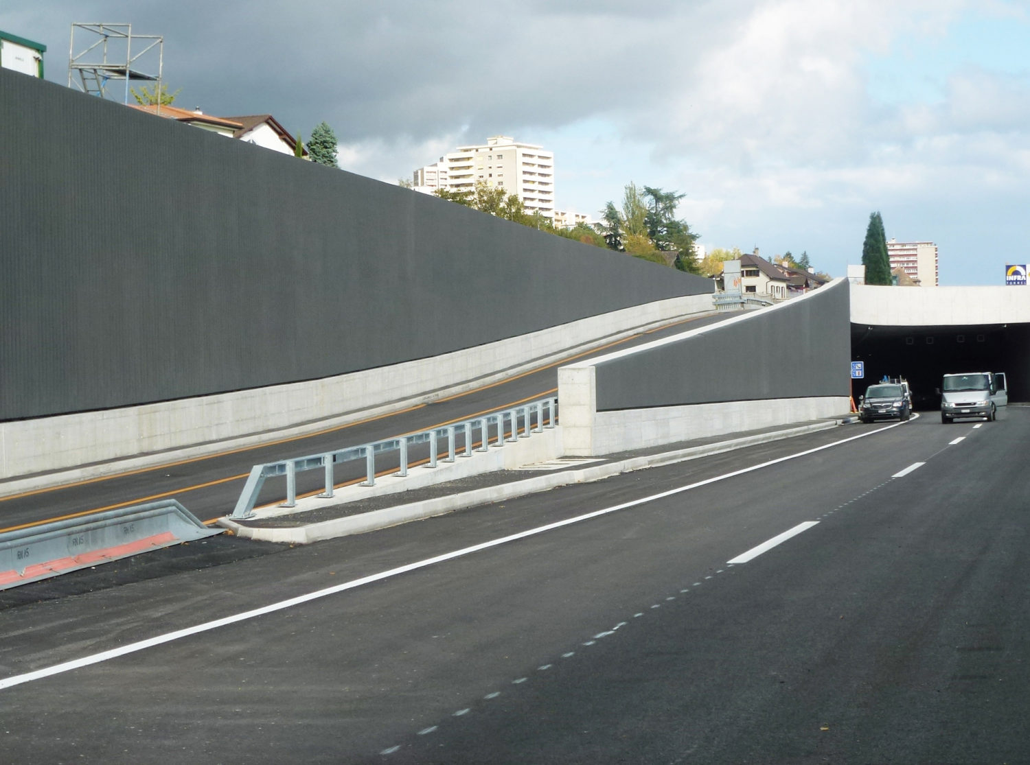 FAVERIT® Lärmschutzelemente N 5 Tunnel Sérrières, Neuchâtel NE