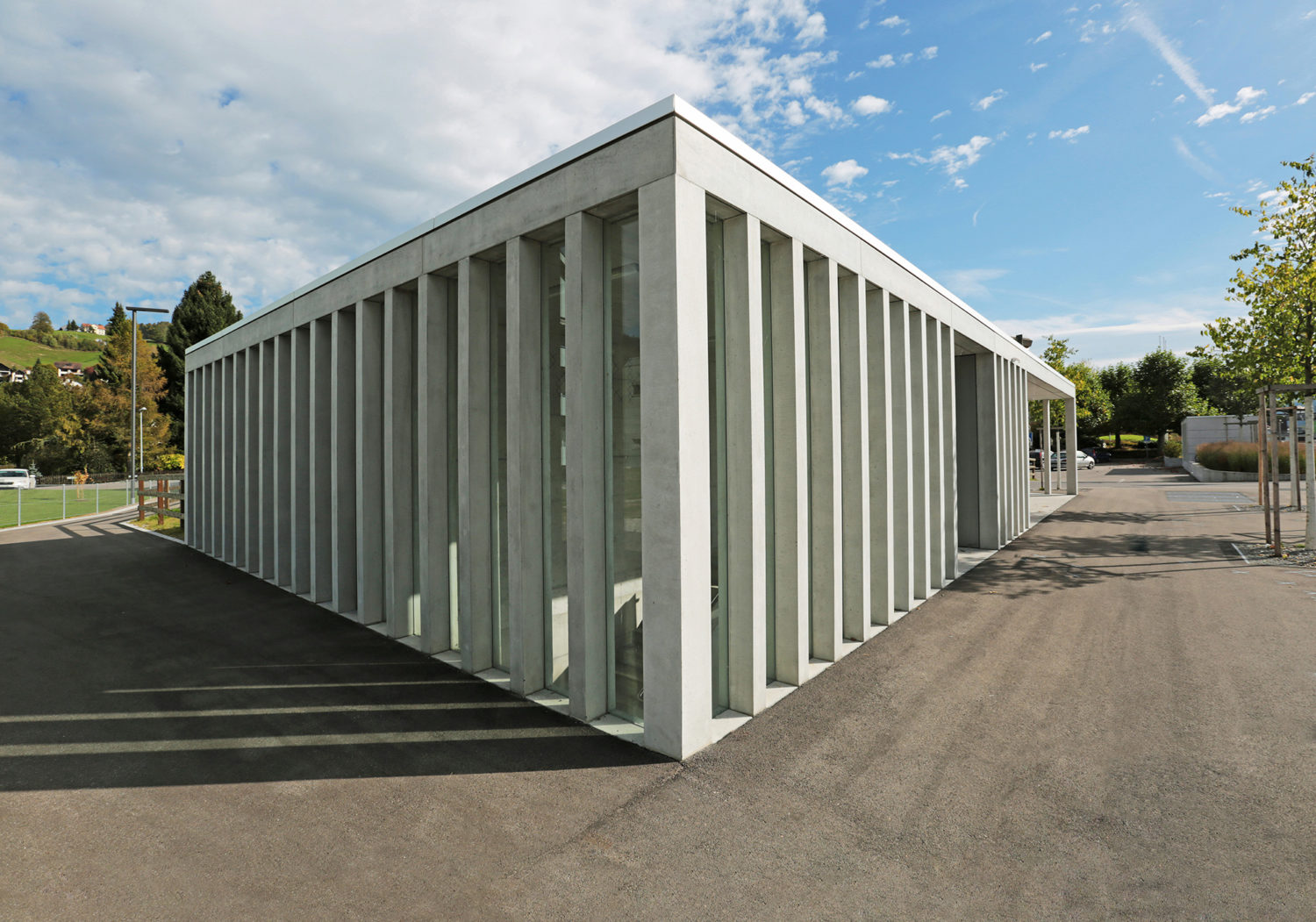 Parkhaus und Fahrradunterstand Bahnhof Wattwil, Wattwil SG