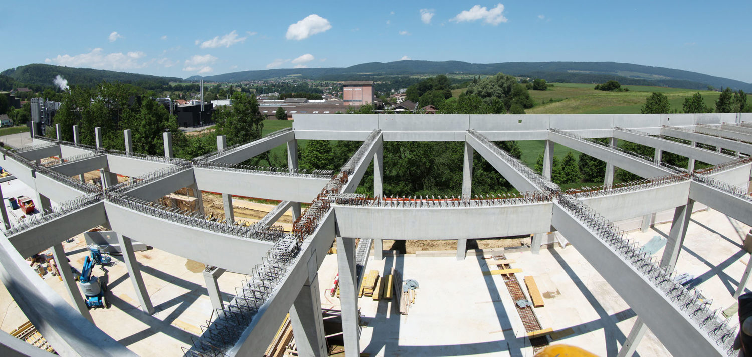 Industriebau und Tragkonstruktionen Kräuterzentrum Ricola AG, Laufen BL