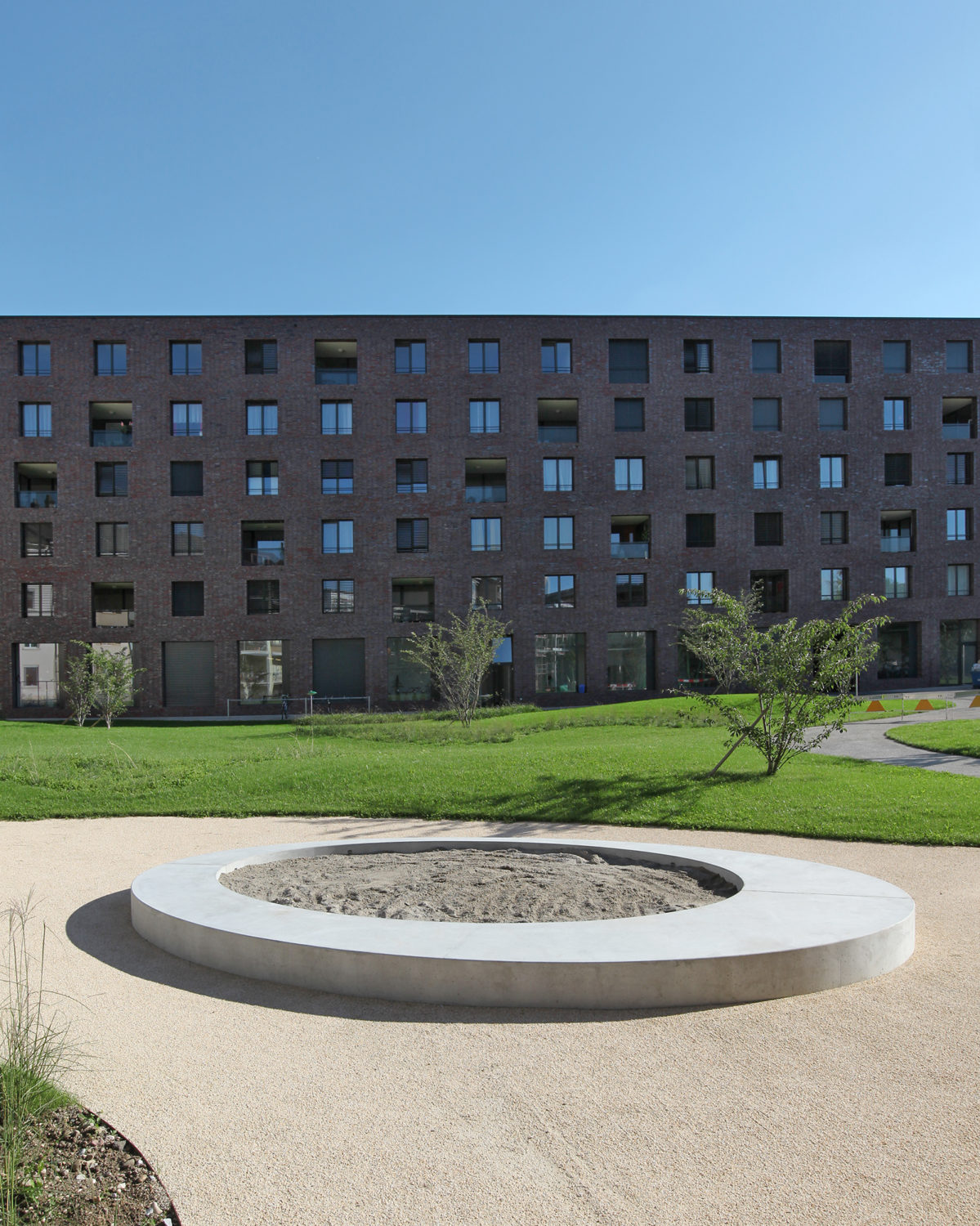 Gestaltungselement Wohnhof Volta West, Basel BS