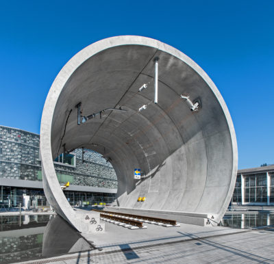 Bahnbau und Tunnelelement NEAT Schau-Tunnel Verkehrshaus, Luzern