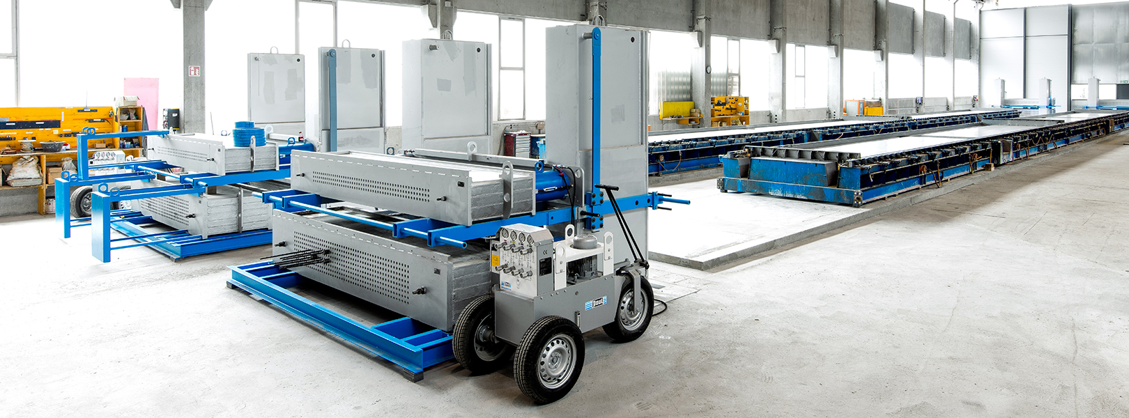 Vorgespannte Systemrippendecke