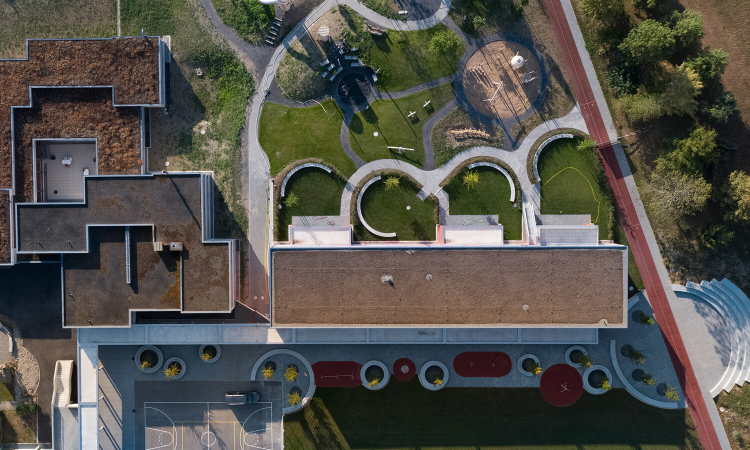 Tribünenelemente Kindergarten, Rickenbach LU