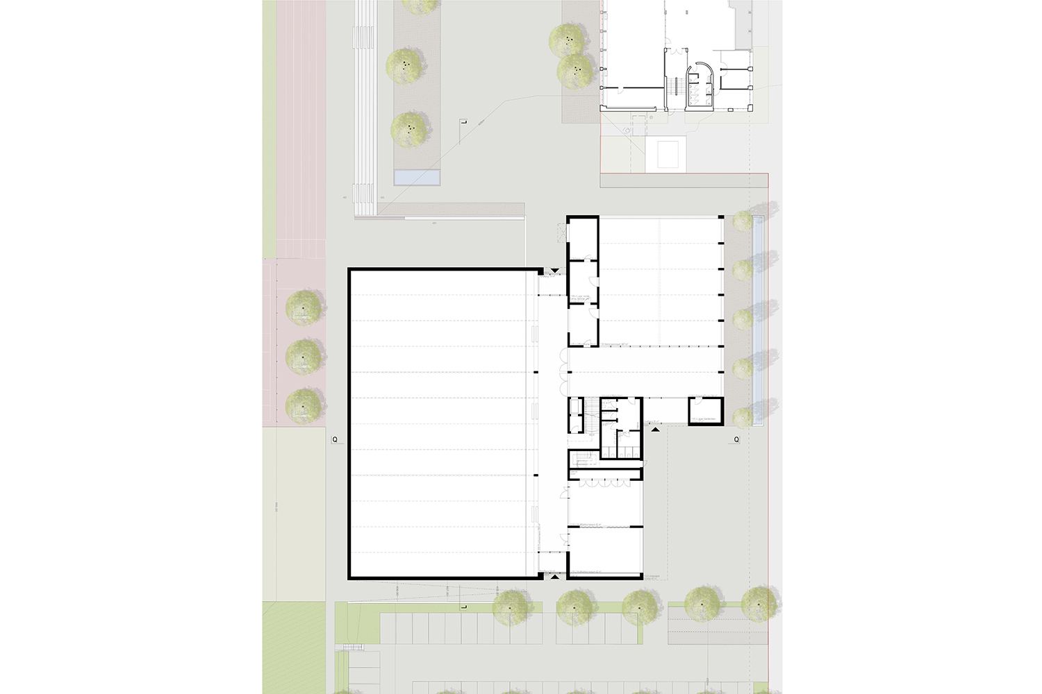 Erdgeschoss Schul- und Sportzentrum Oberarth