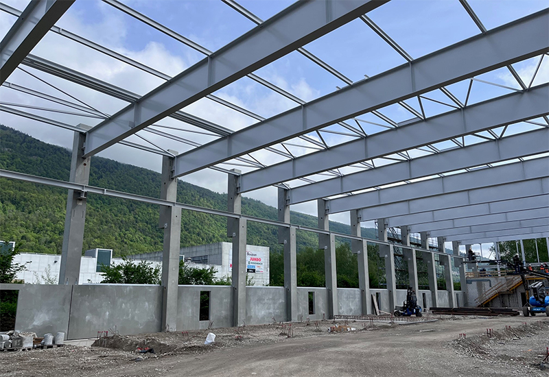 ELEF® Stützen und Fassadenelemente Objekt und Bauherr: SABAG, Biel  Planer: Gebert Architekten AG, Biel Bau-Unternehmung: Marti AG, Solothurn