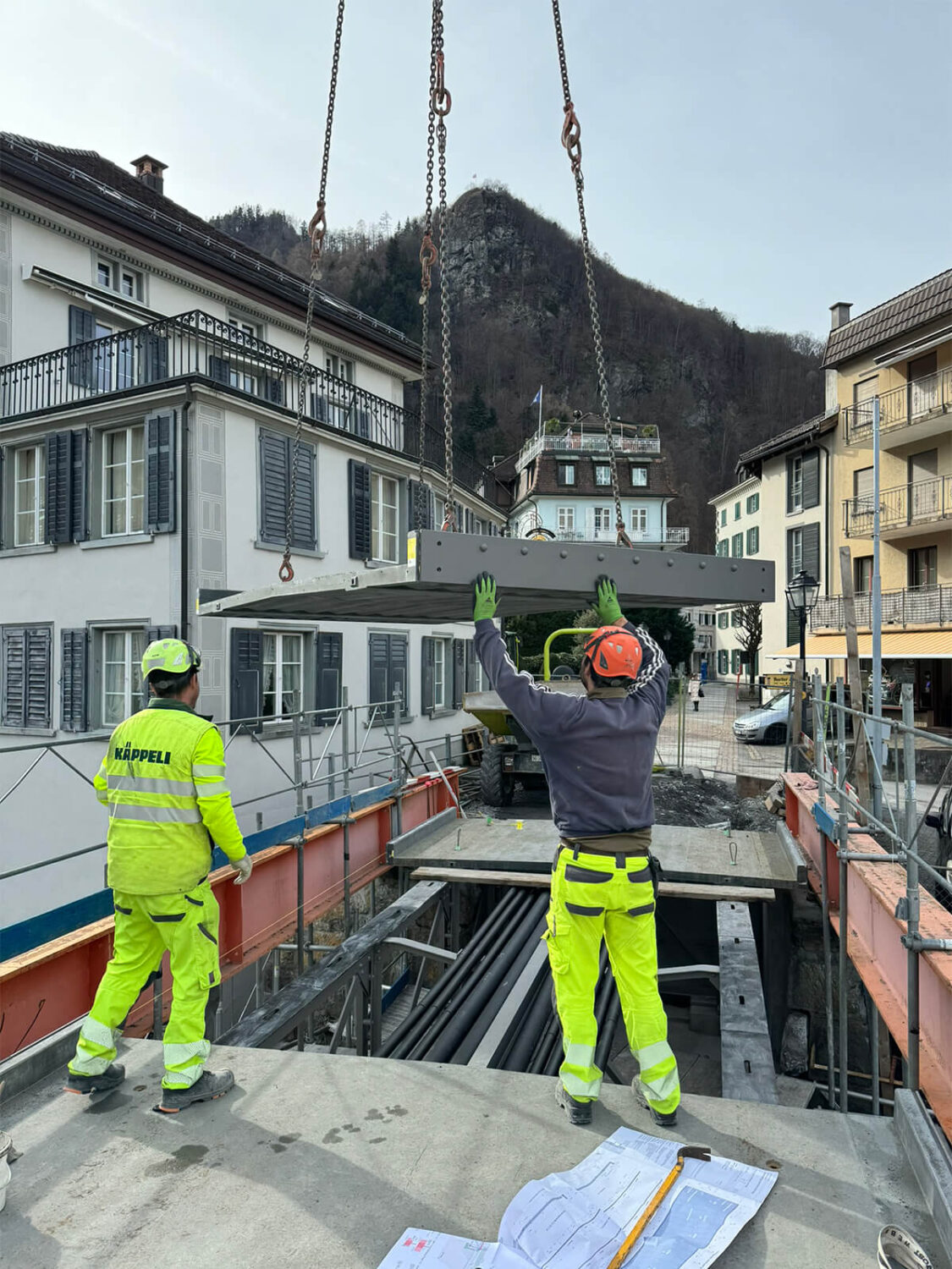Brücke aus Ultra-Hochleistungs-Faserverbund-Baustoff (UHFB)