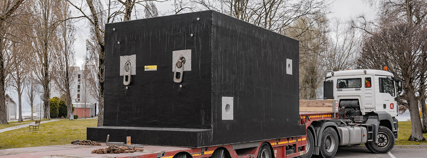 Vorgefertigter Schacht aus Beton